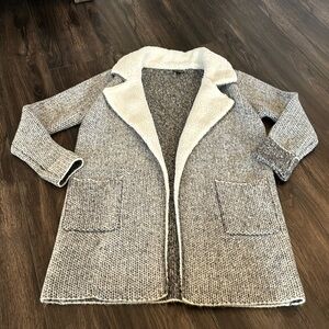Coco + Carmen Knit Jacket Sherpa Lined - Longer Length